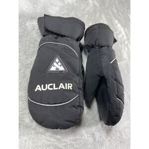 Auclair Horizon Dry Silver Mittens Black XS w/ Mirafil Insulation Cold Gloves